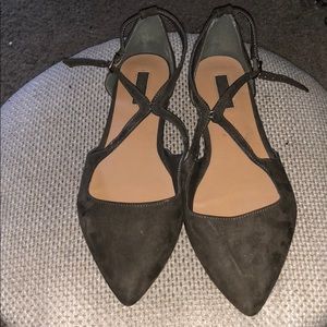 Suede Flats -size 10